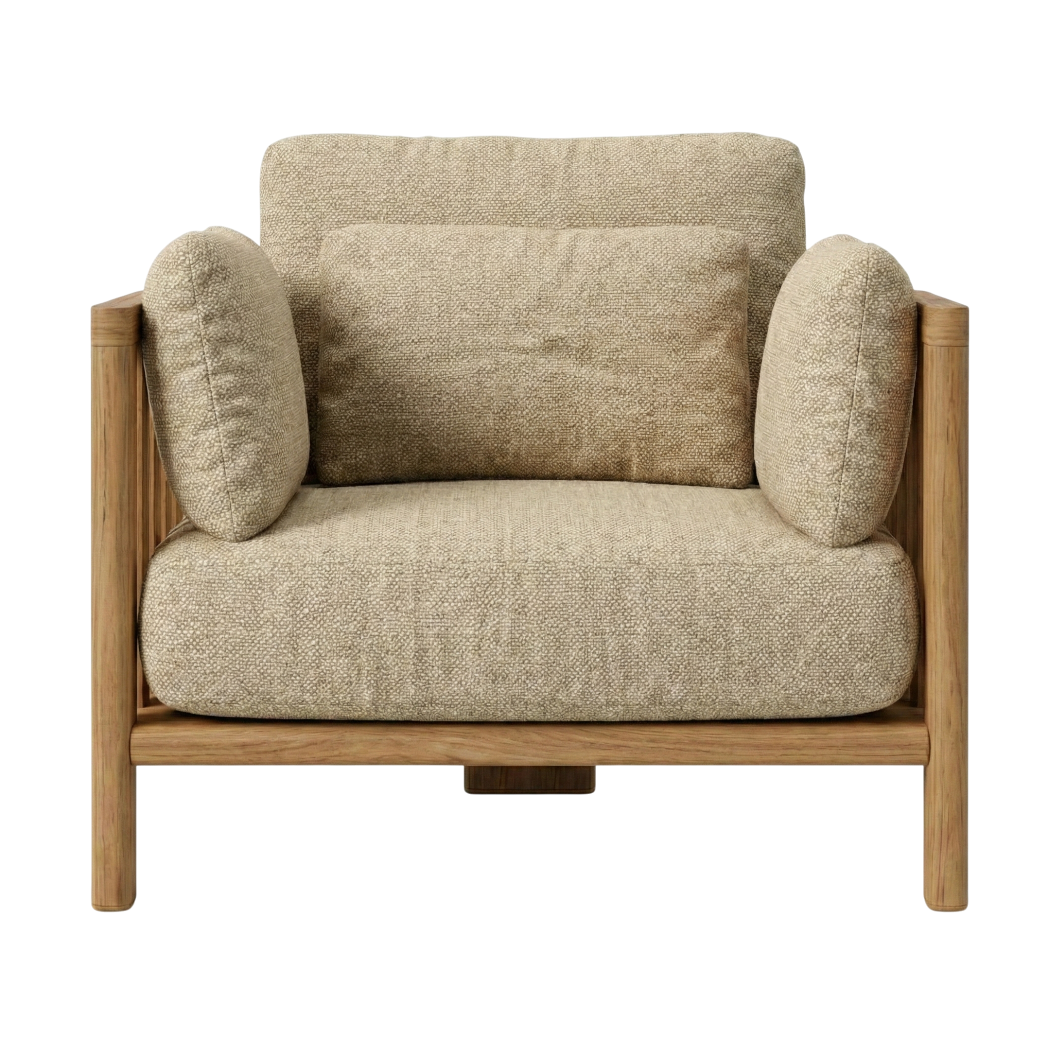 Meridian Lounge Chair Natural Teak